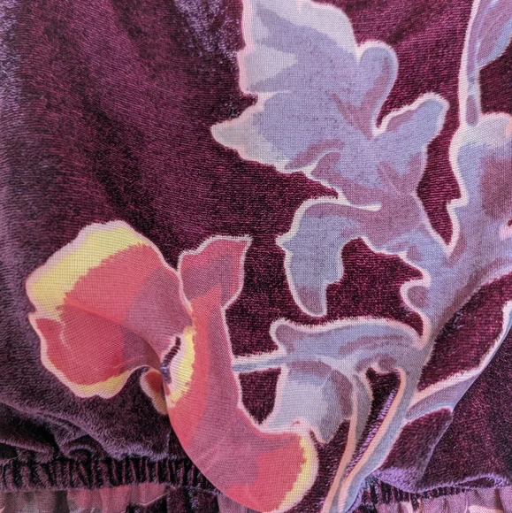 Honey Belle velvet burnout floral mini dress - Picture 6 of 10